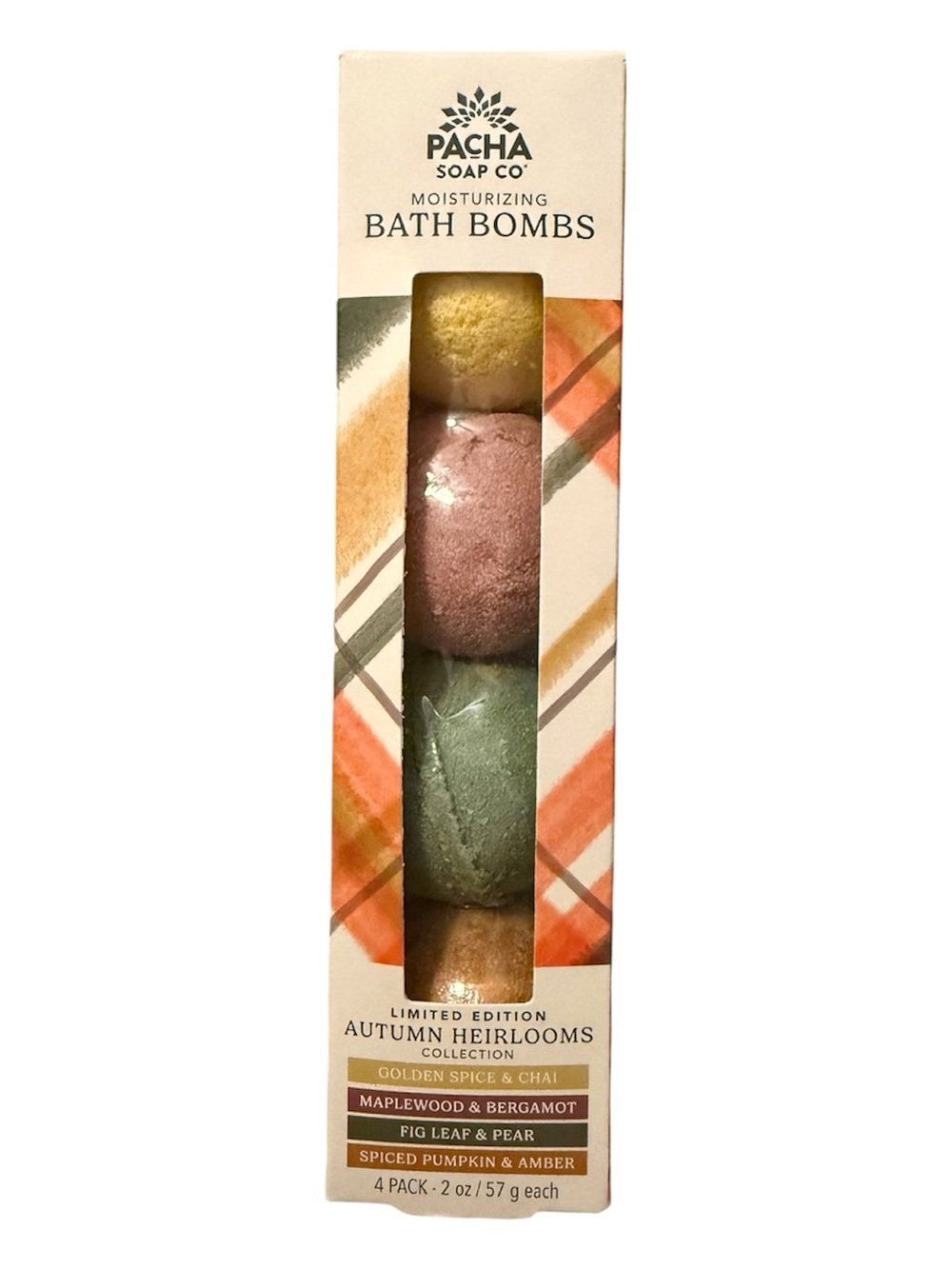 Moisturizing Bath Bombs - Autumn Heirlooms. Set of 4